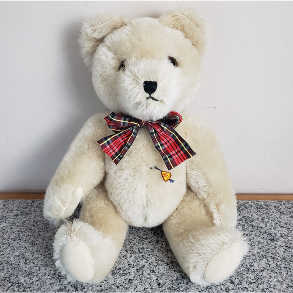 Clemens Spieltiere Mohair Jointed Teddy Bear Germany 15"‎ Tan - Picture 1 of 10